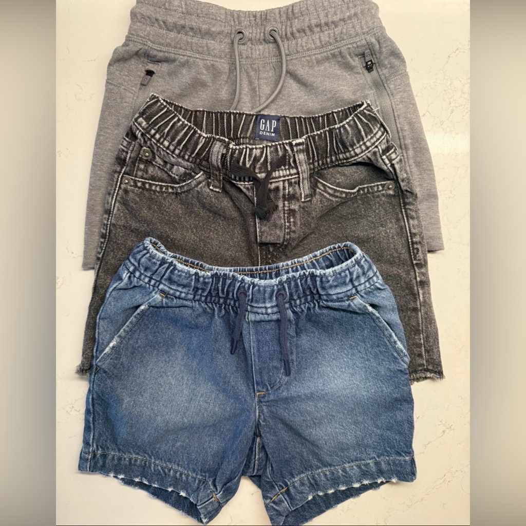 Gap Boys Kids Denim Shorts - Set Of 3 Size 5/6